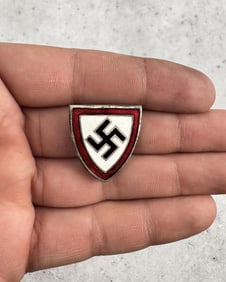 WW2 German RAD Officer Enamel Badge