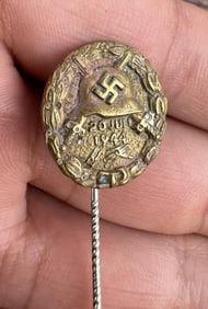 WW2 German 20 July 1944 Wound Badge Stickpin