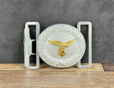 WW2 German Luftwaffe Officer Belt Buckle