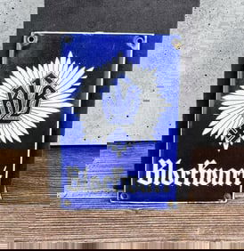 WW2 German Reichsluftschutzbund RLB Sign