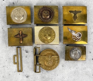 WW2 German Belt Buckle Collection