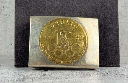 WW2 German 1936 Berlin Olympics Belt Buckle