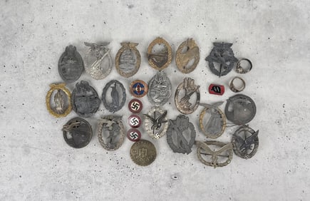 WW2 German Medals Badges Rings