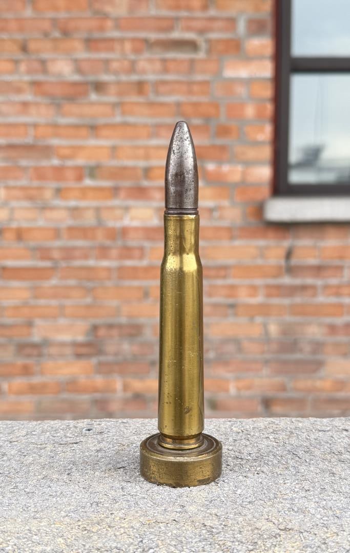 WW2 Bullet Trench Art Paperweight: 5 3/4" tall.