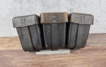 WW2 Pebbled K98 German Mauser Rifle Ammo Pouch