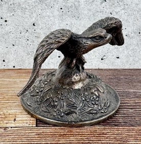 Reed & Barton Silverplated Eagle Paperweight