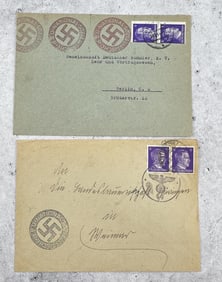 WW2 German NSDAP Stamped Envelopes