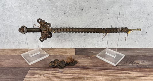 Antique Chinese Coin Sword