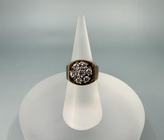 14k Gold and Diamond Ring