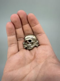 WW2 German Totenkopf Deaths Head Insignia