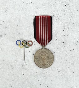 WW2 German 1936 Berlin Olympics Medal Stickpin
