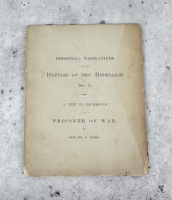 Personal Narratives of the Battles of Rebellion