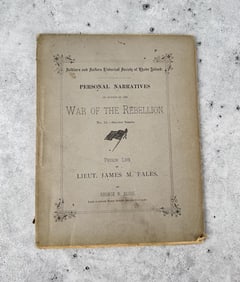 Prison Life of Lieut James M Fales