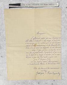 Letter to Cristea Gheorghe Gheorghian