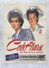 WW2 Be a Cadet Nurse Poster