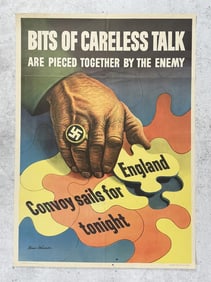 WW2 Bits of Careless Talk Poster