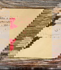 Notes of Army and Prison Life. 1862 - 1865
