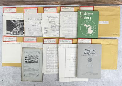 Collection of Civil War Research Documents