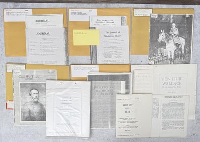 Collection of Civil War Research Documents