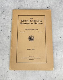 The North Carolina Historical Review