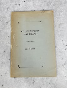 My Life in Prison and Escape Civil War Signed