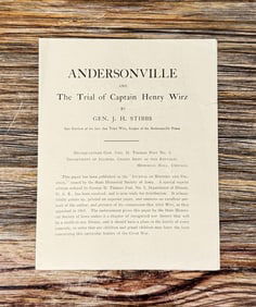 Andersonville and the Trial of Henry Wirz