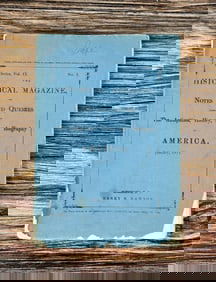 Historical Magazine Antiquities History Biography