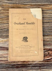 The Overland Monthly San Francisco 1870