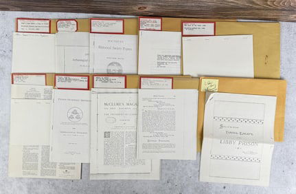 Collection of Civil War Research Documents