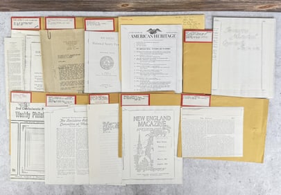 Collection of Civil War Research Documents