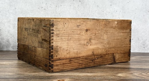 Dupont Explosives Loggers Dynamite Box