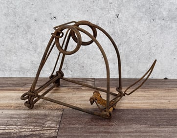 Unusual Double Spring Animal Trap