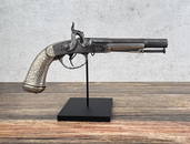 John Blanch & Son Scottish Silver Mounted Pistol