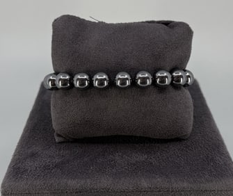 Sterling Silver Magnetite Bracelet