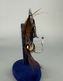 Fly Fishing Hook Brooch