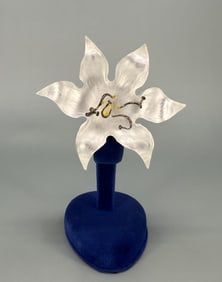 Alexis Bittar Lucite Flower Brooch