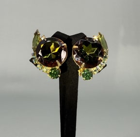 Rhinestone Costume Jewelry Earrings