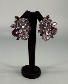 Rhinestone Costume Jewelry Earrings