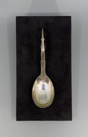 Georg Jensen Sterling Silver Condiment Spoon