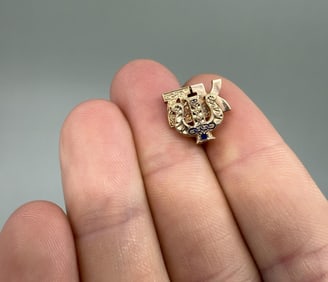 10k Gold Alpha Kappa Psi Fraternity Pin