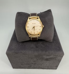 Bulova Self Winding 14K Gold Watch