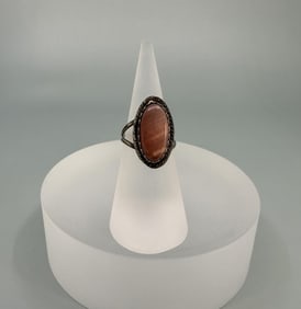 Navajo Sterling Silver Spiny Oyster Ring