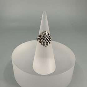 Sterling Silver Celtic Scroll Ring