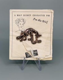Alphacraft Walt Disney Big Bad Wolf Pin