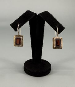Silpada Sterling Silver Garnet Earrings