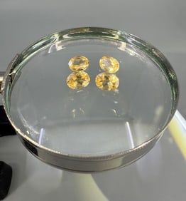 4.6ct Oval Cut Citrine Gemstones