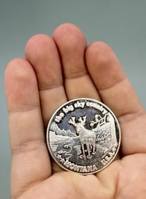 Big Sky Montana Silver Troy Ounce Coin