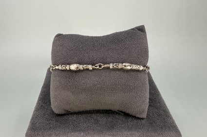 Sterling Silver Byzantine Bracelet