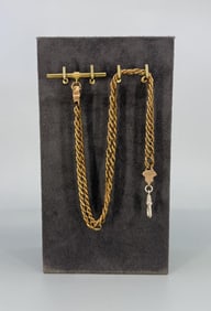 Antique Pocket Watch Fob Chain