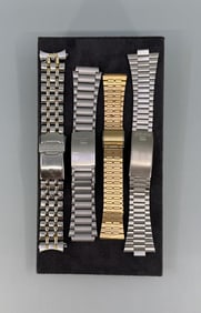 Grouping of Seiko Stainless Watch Bracelets
